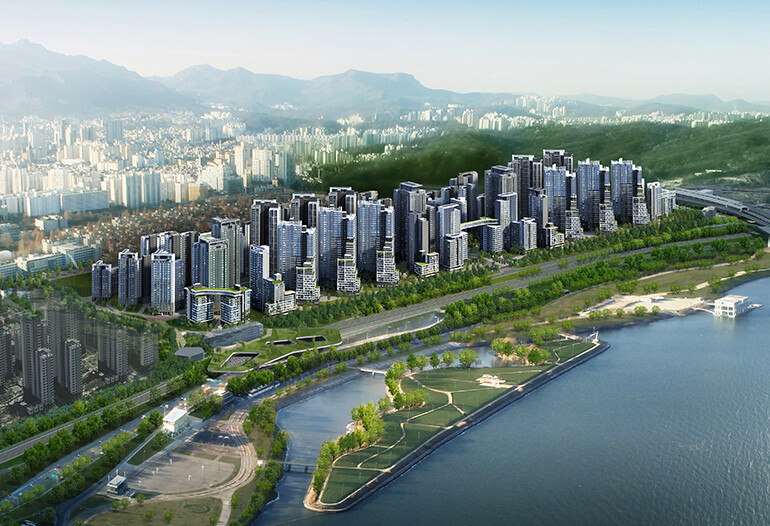 2026년 상반기 아파트 분양 최대어인 반포 디에이치 클래스트 조감도