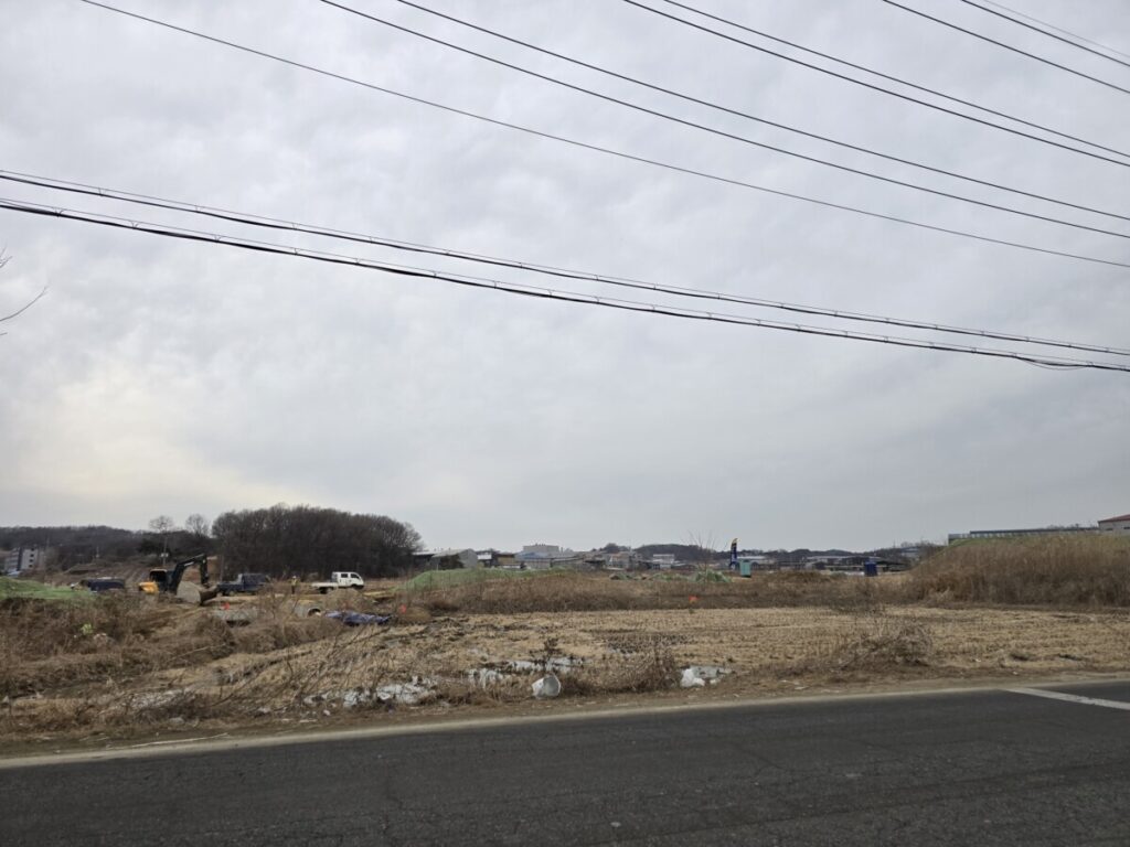 토지이용계획 변경 성공 사례인 화성 송산면 현장 사진