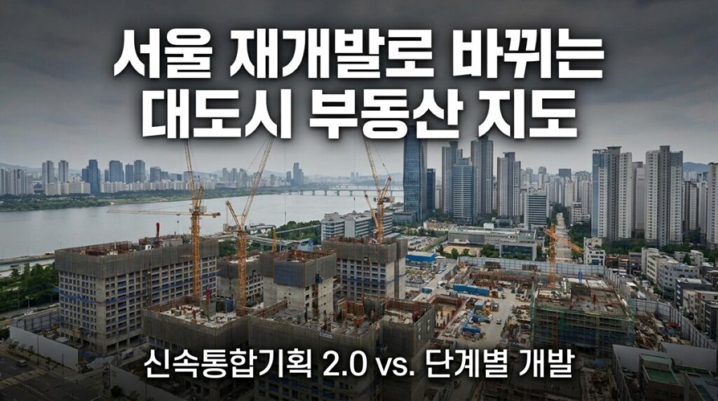 서울시 부동산 개발 공약 재개발 재건축 현장